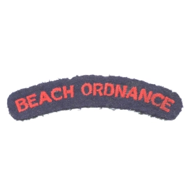 Title Beach Ordnance British Army