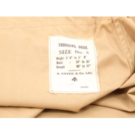 Pantalon coupe-vent SAS-LRDG British Army 1942