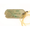 Pair "Dog Tags" DURLAND Bryan - US Army