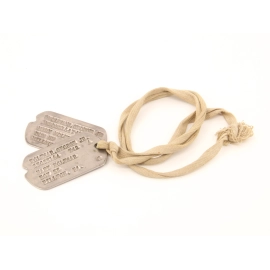 Pair "Dog Tags" KOLESAR George - US Army