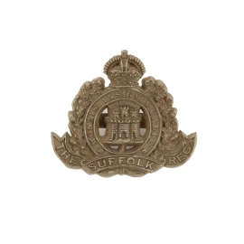 Cap badge "Economique" Suffolk Regiment