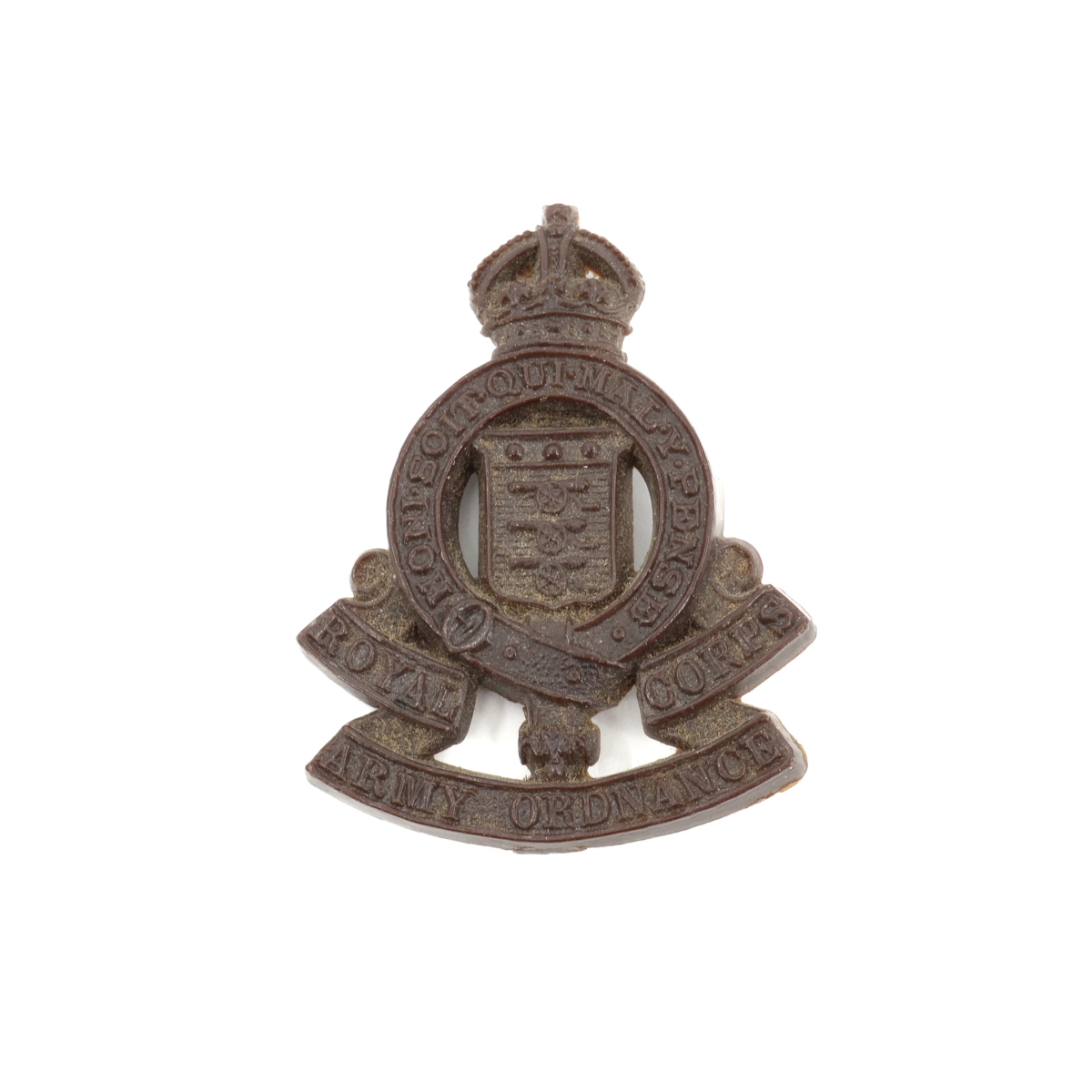 Cap badge "Economique" Royal Army Ordnance Corps