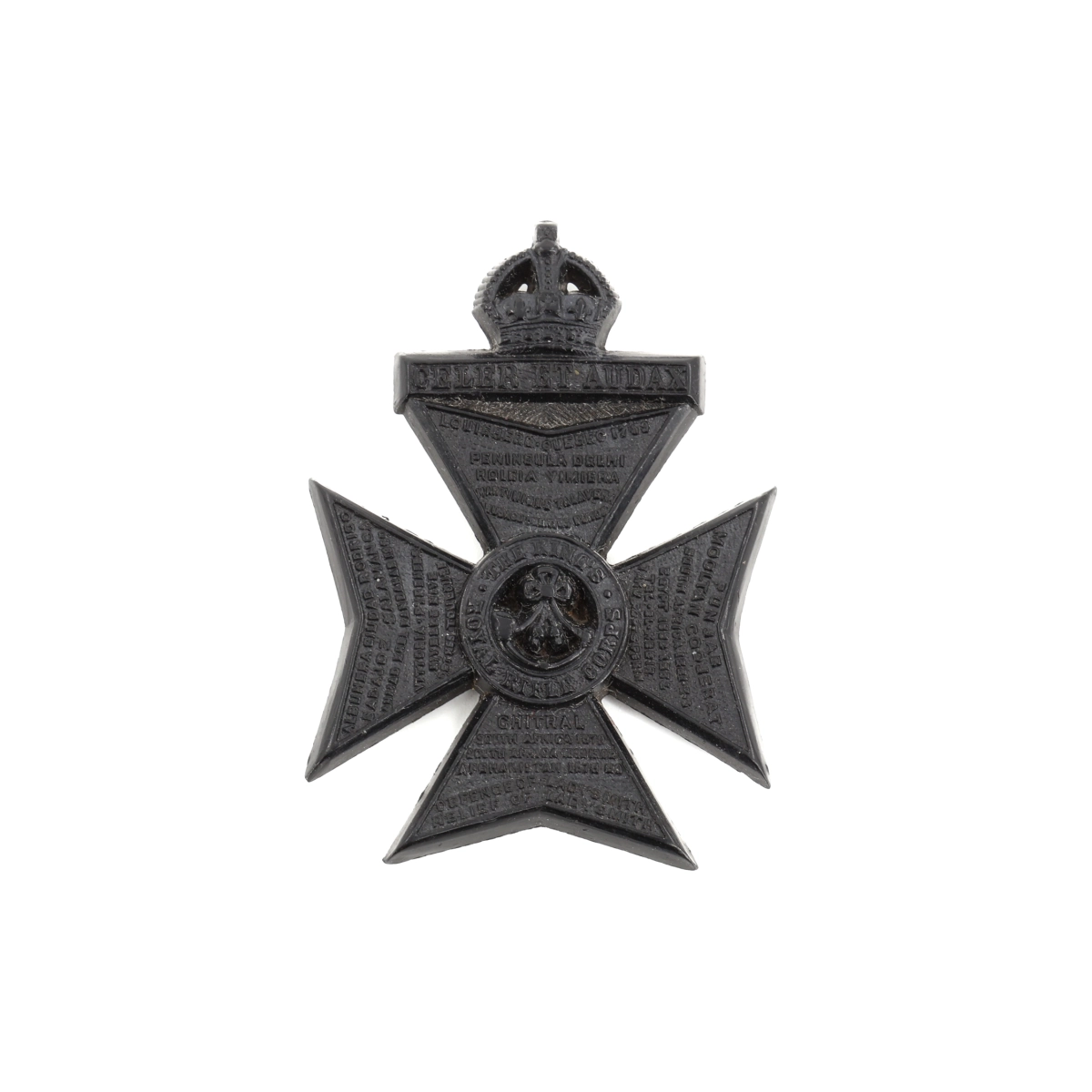 Cap badge "Economique" King's Royal Rifle Corps