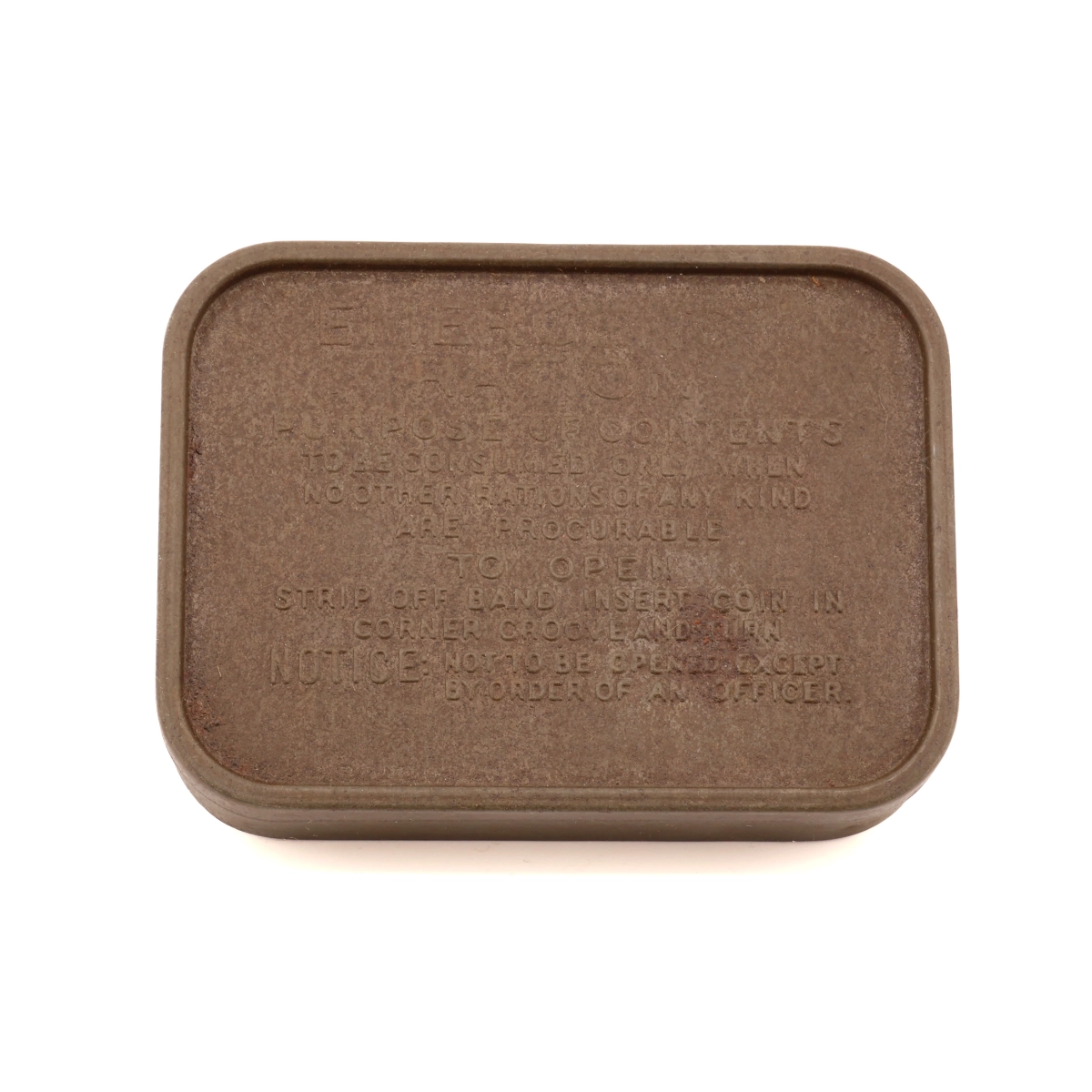 Boîte Emergency Ration British Army