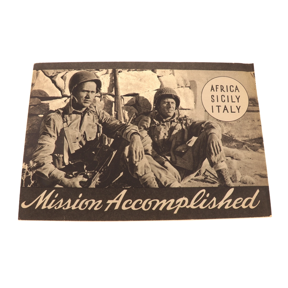 Booklet « Mission Accomplished » US Army