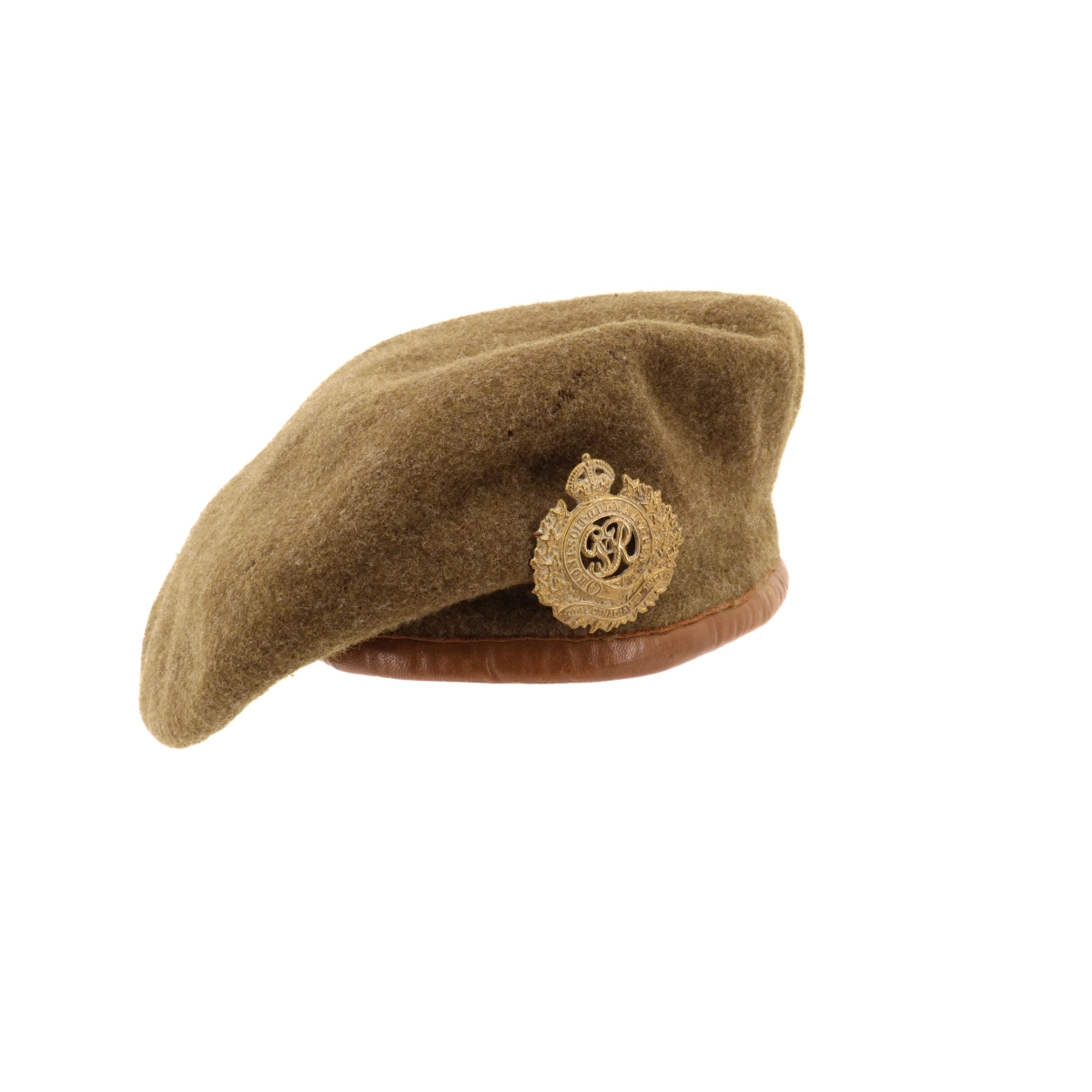 Béret Canadian 1944 & Cap Badge Royal Canadian Engineers