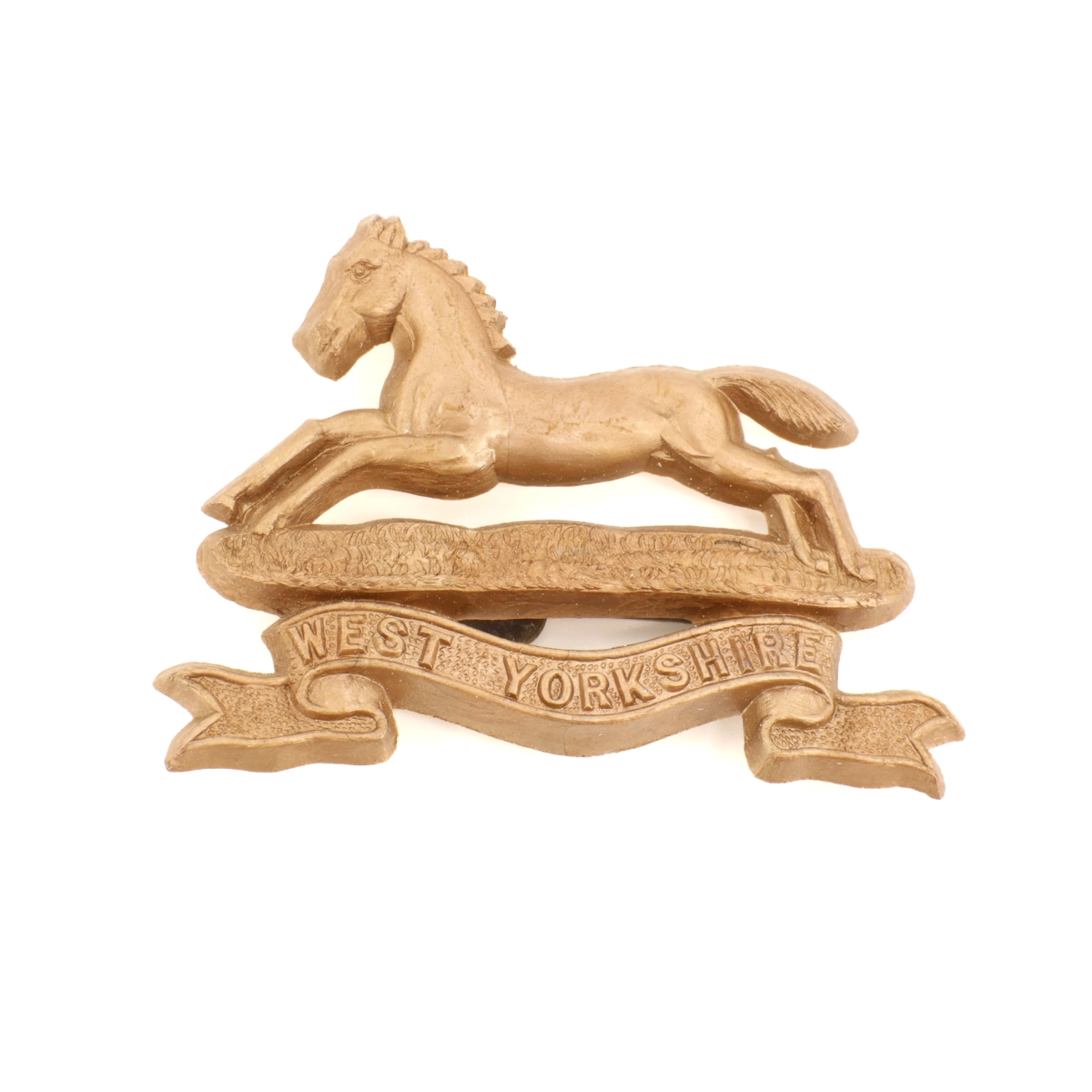 Cap badge "Economique" West Yorkshire Regiment