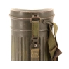 German gas mask canister  camouflaged 1940