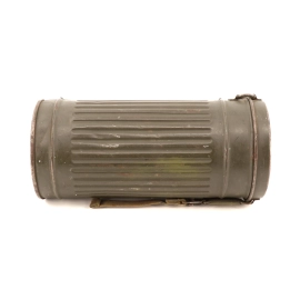 Boitier de masque  anti-gaz  Wehrmacht Camouflé 1940