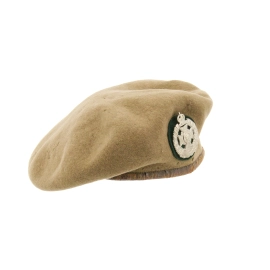 Khaki béret "Rifle Brigade" British Army 1945