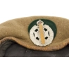 Khaki béret "Rifle Brigade" British Army 1945