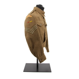 Battledress Royal Armoured Corps - Identified "S. Walker"