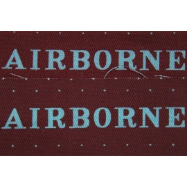 Paire d'Insignes "Airborne" Strip Imprimés