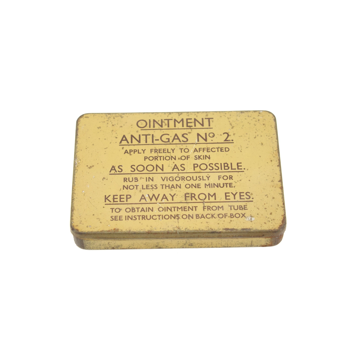 Decontamination ointment N°2 British Army