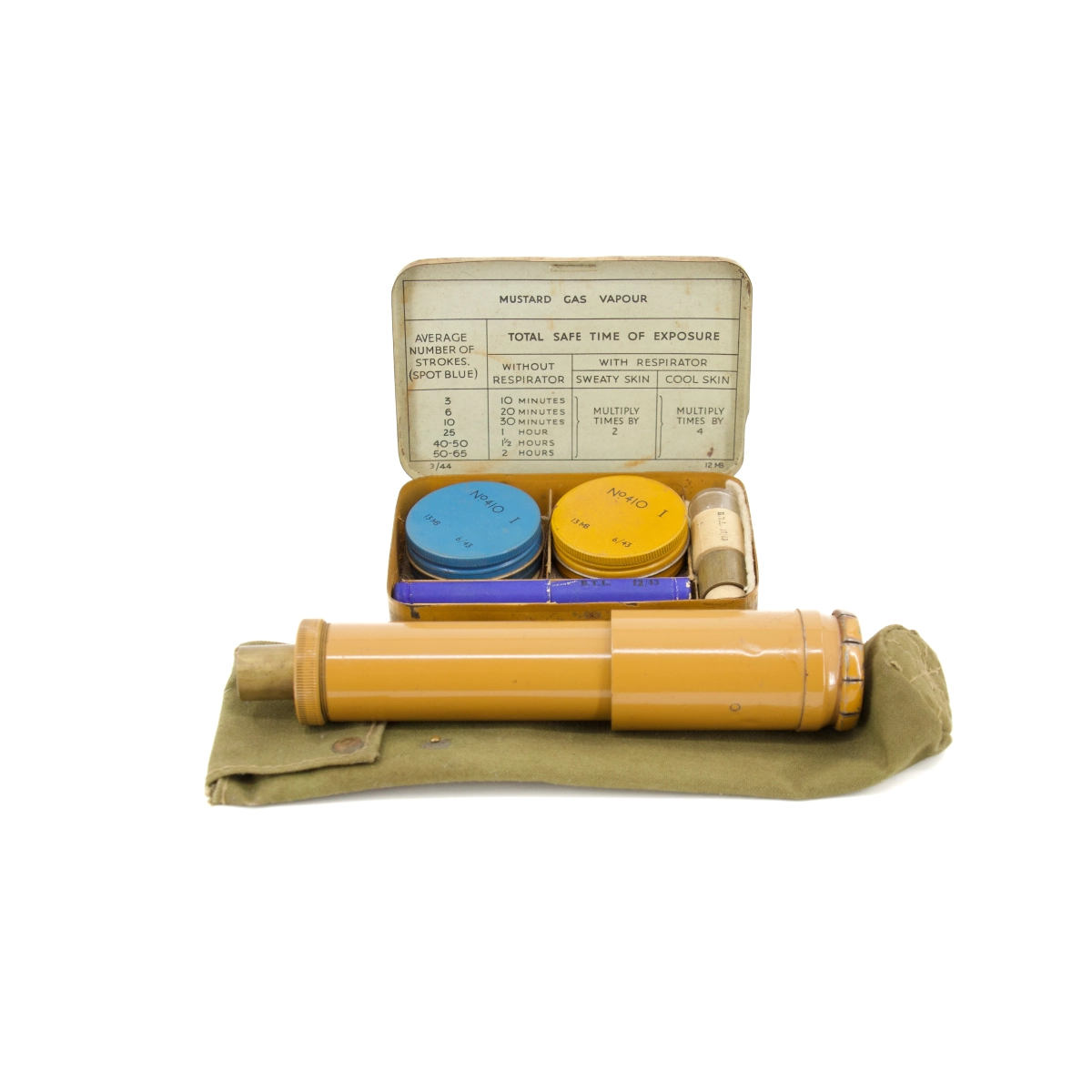 Ensemble Detector MK2 & Pompe MK2 British Army 1943