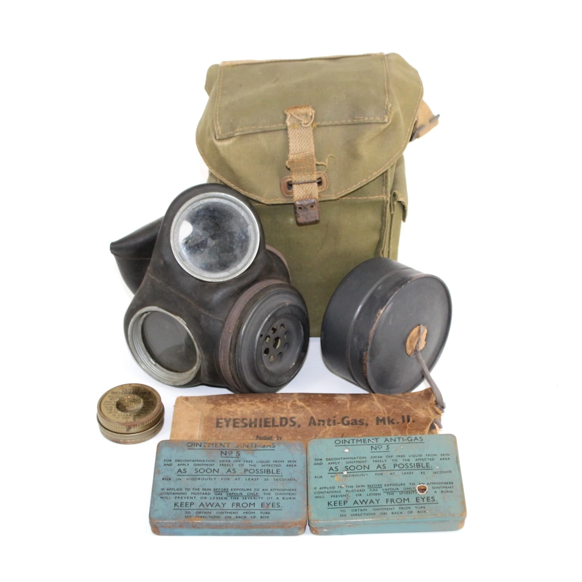 Mask Gaz British Army 1943 "Identified"