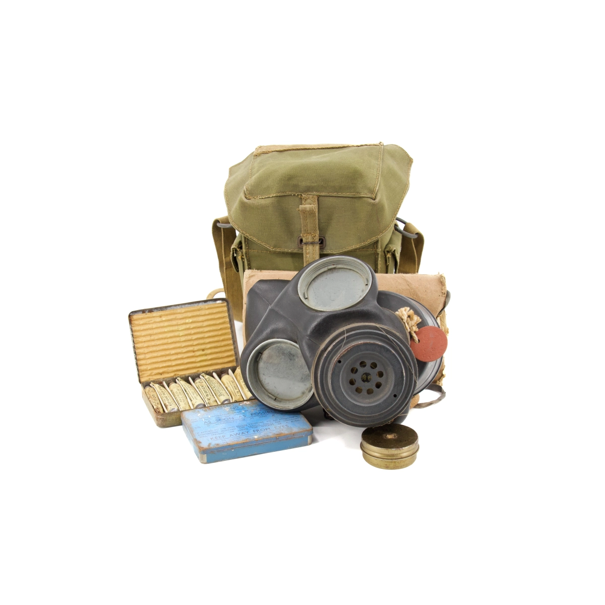 Mask Gaz British Army 1943 "Identified"