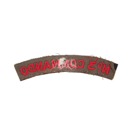 N°3 Commando Title British Army