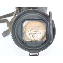 Boitier de masque  anti-gaz  Wehrmacht Camouflé 1940