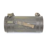 German gas mask canister  camouflaged 1940