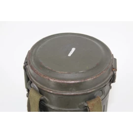 Boitier de masque  anti-gaz  Wehrmacht Camouflé 1940