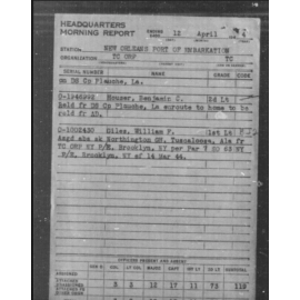 Musette M-36 US Army "Identifiée" 1942