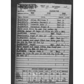 Bag Field M-36 US Army "Identified" 1942