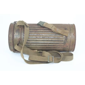 Boitier de masque anti-gaz Wehrmacht Camouflé 1940