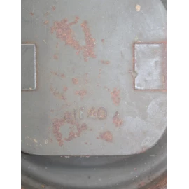 Camouflaged gas mask canister 1940