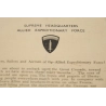 Message Général Dwight D Eisenhower