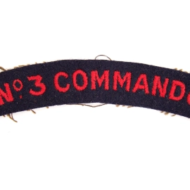 N°3 Commando Title British Army