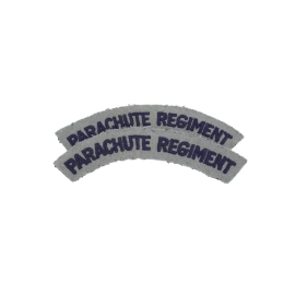 Pair Titles Parachute Regiment Printed