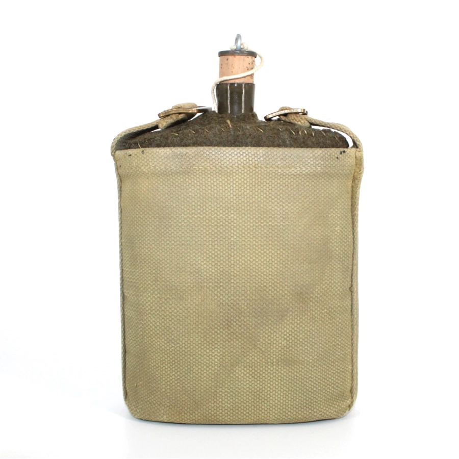 Gourde British blancoté Army 1942