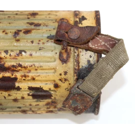 Camouflaged gas mask canister 1940