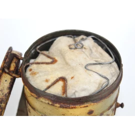 Camouflaged gas mask canister 1940