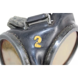 Boitier de masque anti-gaz Wehrmacht Camouflé 1940