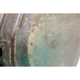 Masque anti-gaz Wehrmacht dans son boitier camouflé trois tons 1944