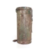 Camouflaged gas mask and canister tree-tone 1944