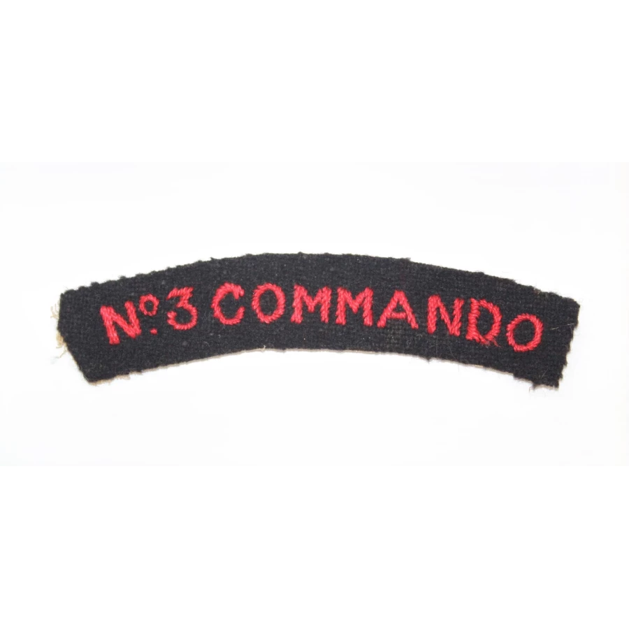 N°3 Commando Embroideread shoulder Title