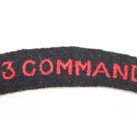 N°3 Commando Title British Army