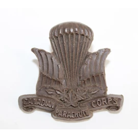 Bakelite Cap badge Canadian Parachute Corps