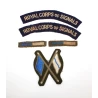 Royal Corps of Signals British Army badge set