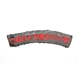 N°6 Commando Embroideread shoulder Title