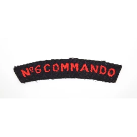 N°6 Commando Embroideread shoulder Title