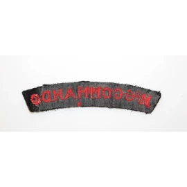 N°6 Commando Embroideread shoulder Title