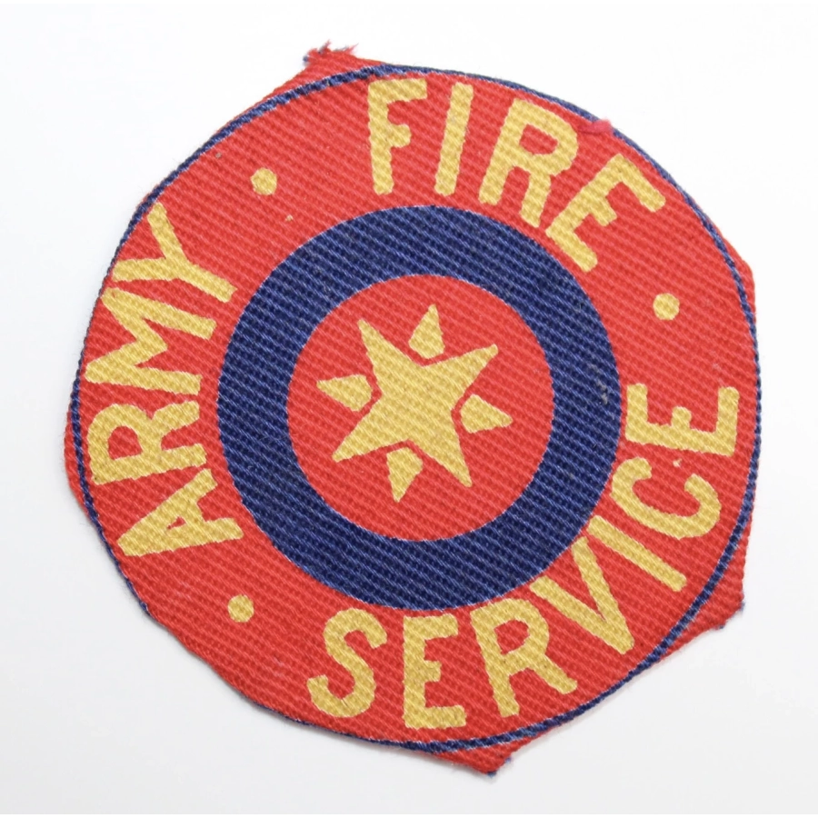 Insigne Army Fire Service British Insigne Army Fire Service British