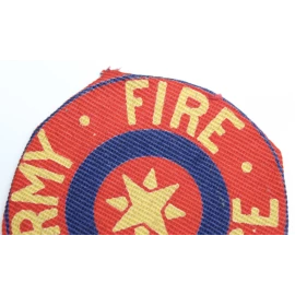 Insigne Army Fire Service British