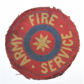 Insigne Army Fire Service British