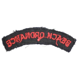Title Beach Ordnance British Army