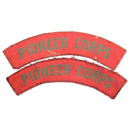 Titles Pionner Corps British Army